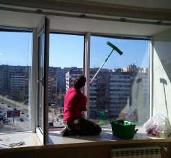 Мытье окон в однокомнатной квартире Муромцево